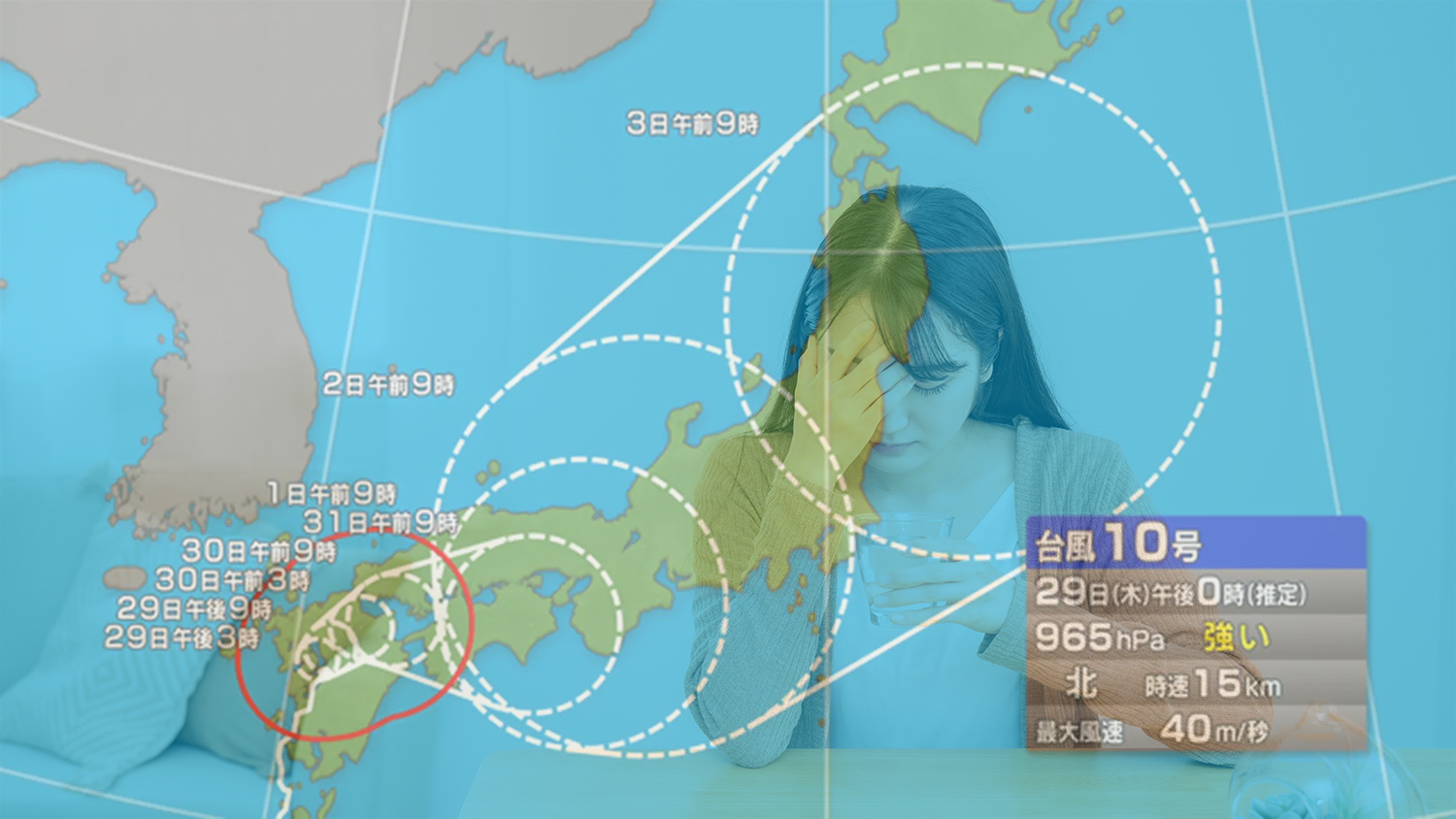 台風頭痛気象病の治療